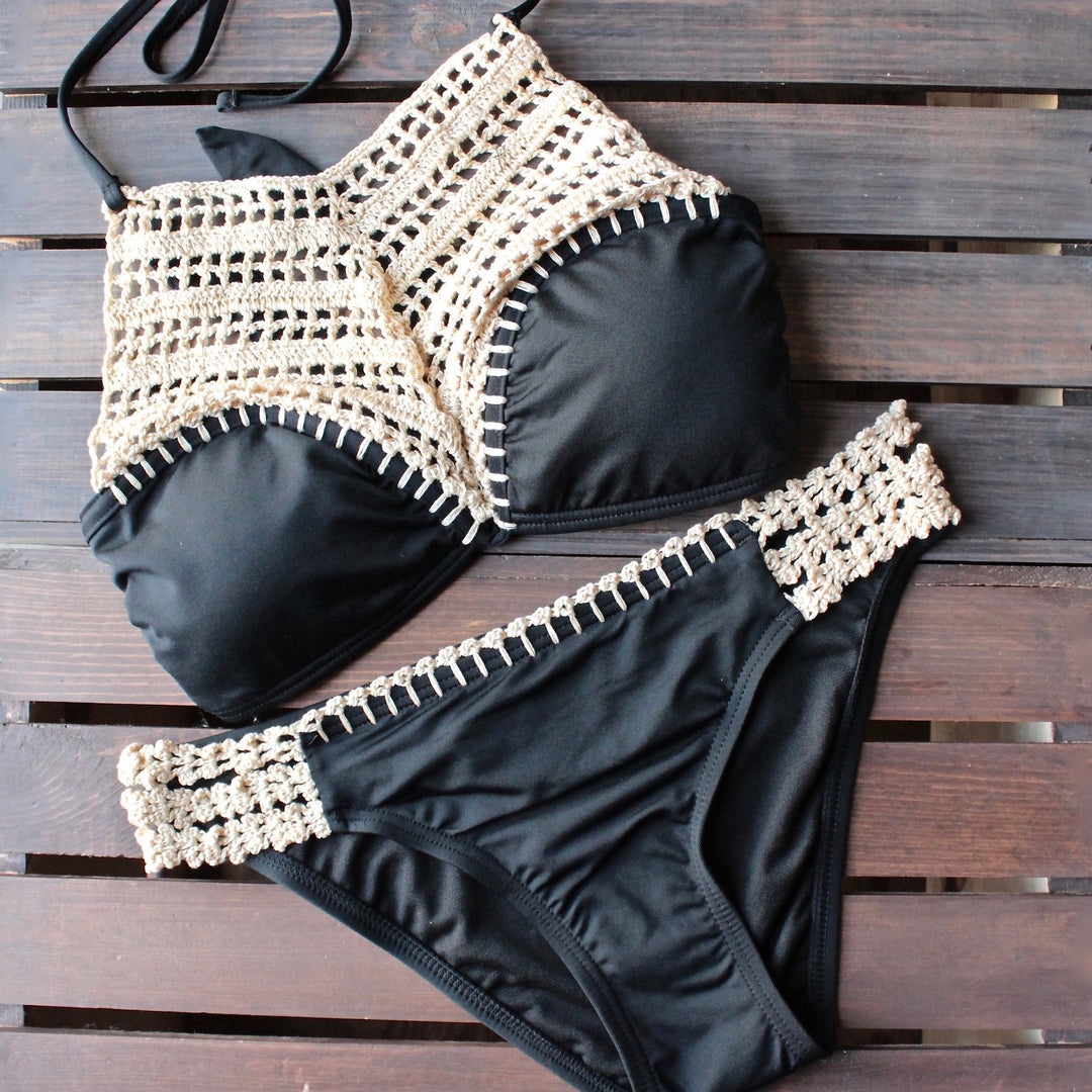 Top bikini imbottito con spalline da annodare - Nero - DONNA | H&M IT Top bikini imbottito con spalline da annodare - Nero - DONNA | H&M IT