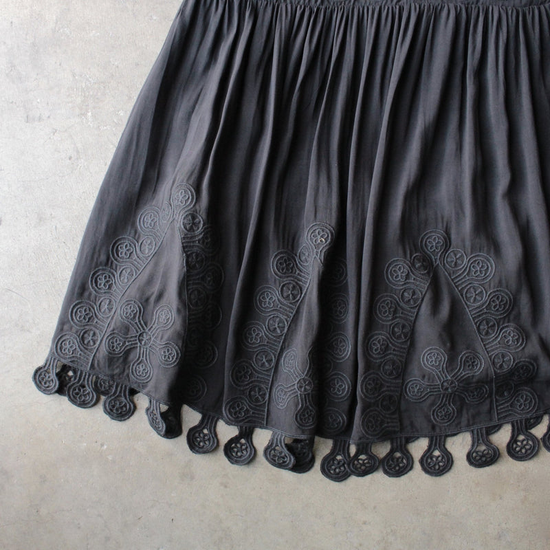 summer lace mini dress - black - shophearts - 4