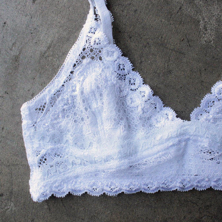 Copy of intimate semi-sheer lace bralette - white - shophearts - 3