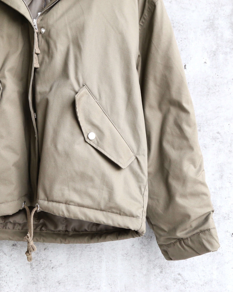 Final Sale - L.A. Weather Fuzzy Lined Hooded Jacket in Olive