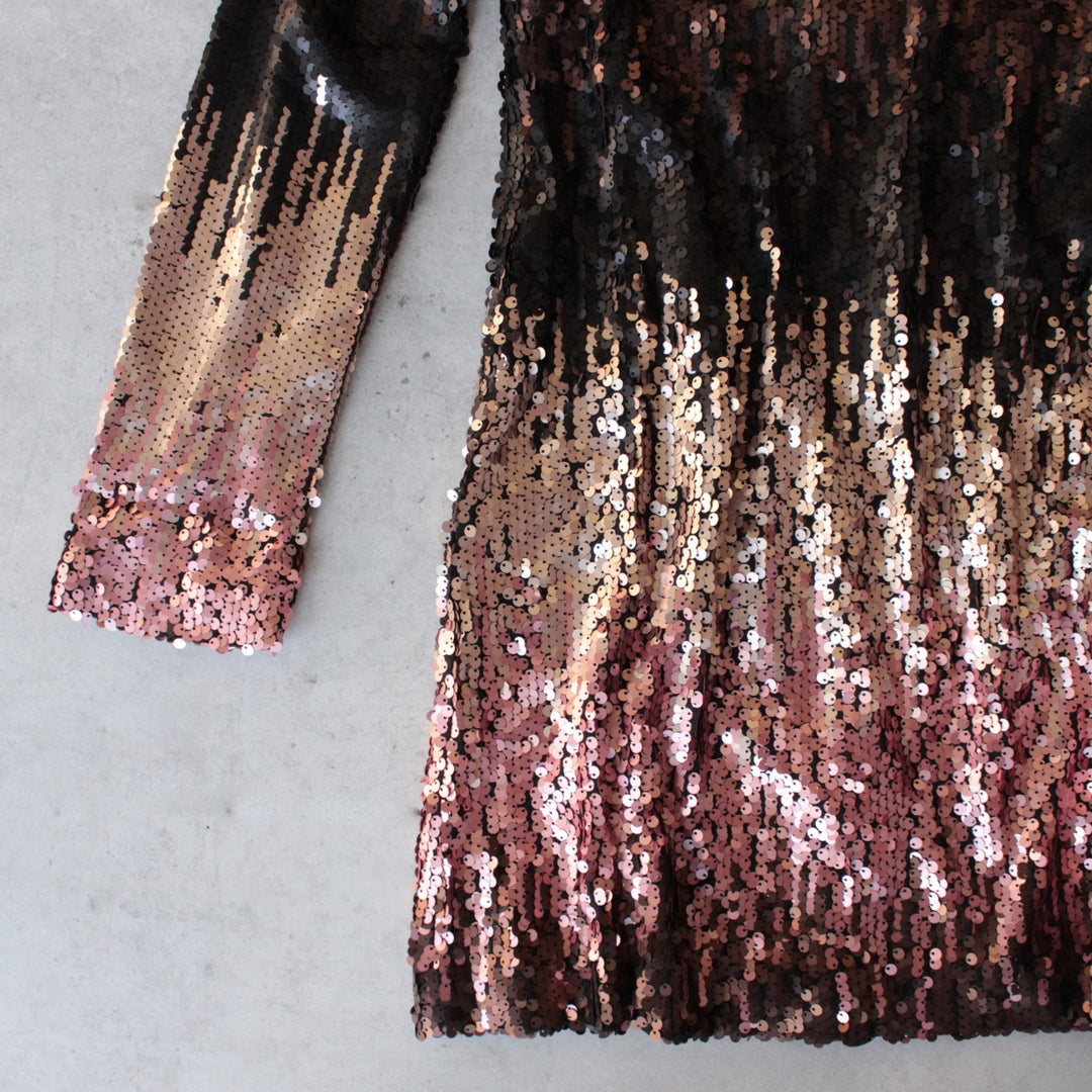 minkpink sequin dress Purple Sequin Mini Dress