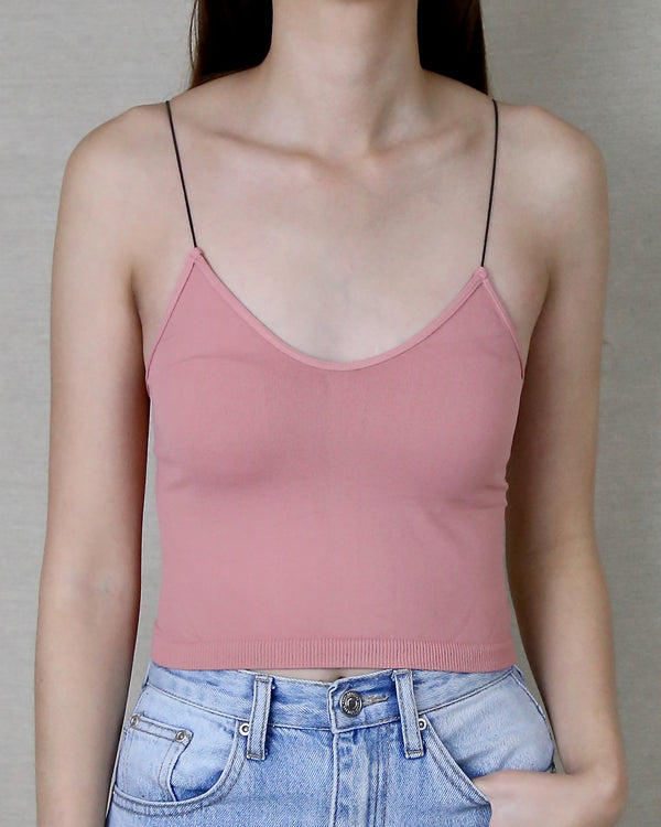 Sidney Skinny Strap Cropped Cami in More Colors