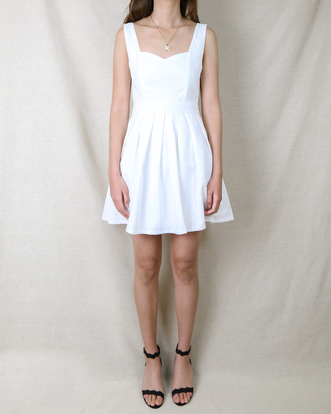 Heart Back Cut Out Dress in White | Perfect for Brides or Graduation Shop Hearts Heart Back Cut Out Dress in White | Perfect for Brides or Graduation Shop Hearts