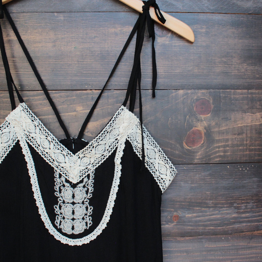 newport beach romper - black - shophearts - 3