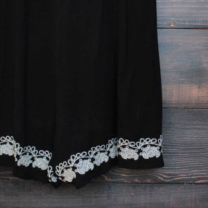 newport beach romper - black - shophearts - 4