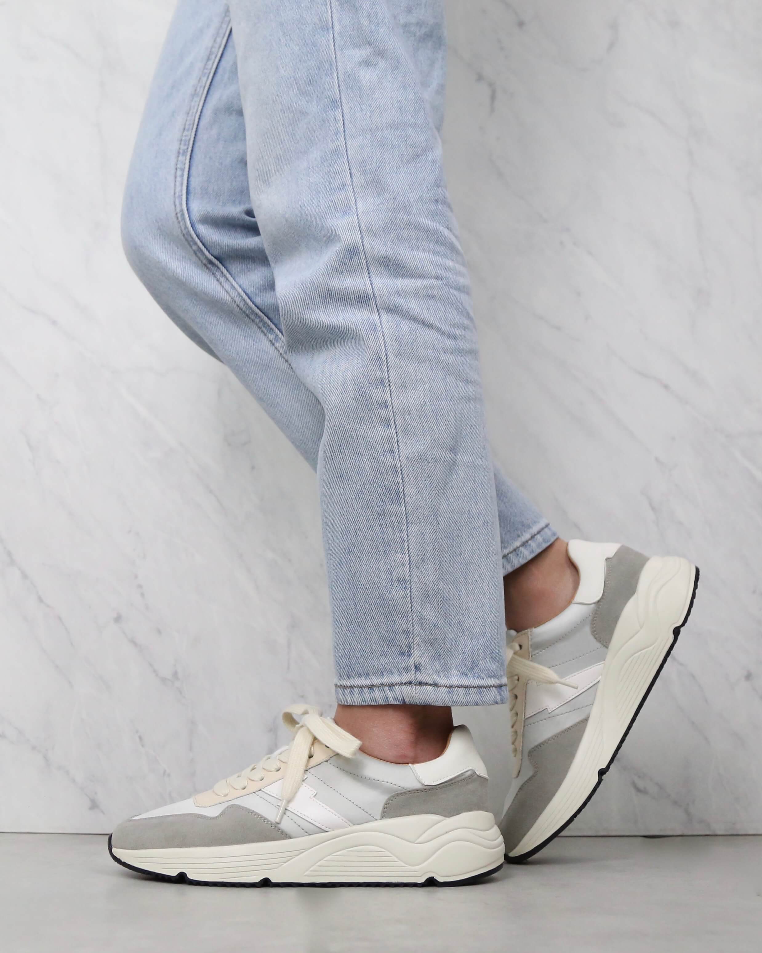 Sienna Sporty Colorblock Sneakers in Light Blue – Shop Hearts