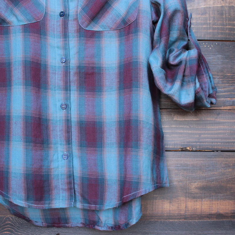 city strut button up plaid flannel shirt - shophearts - 4