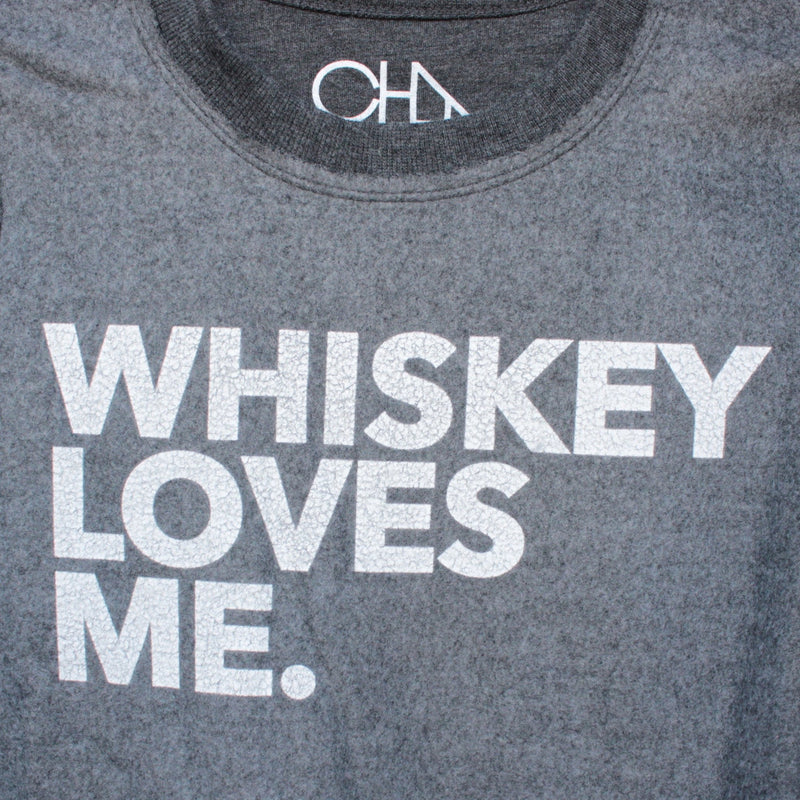 Chaser whiskey loves me sweatshirt in black - shophearts - 3