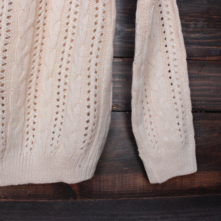 heart cut out sweater in beige by reverse - shophearts - 5