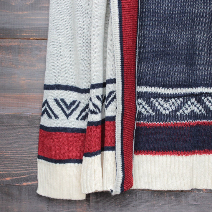 mod lightweight tribal cardigan aztec in rust - shophearts - 5
