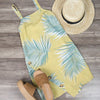 Reverse - Vacation on My Mind Sheer Summer Dress in Mustard