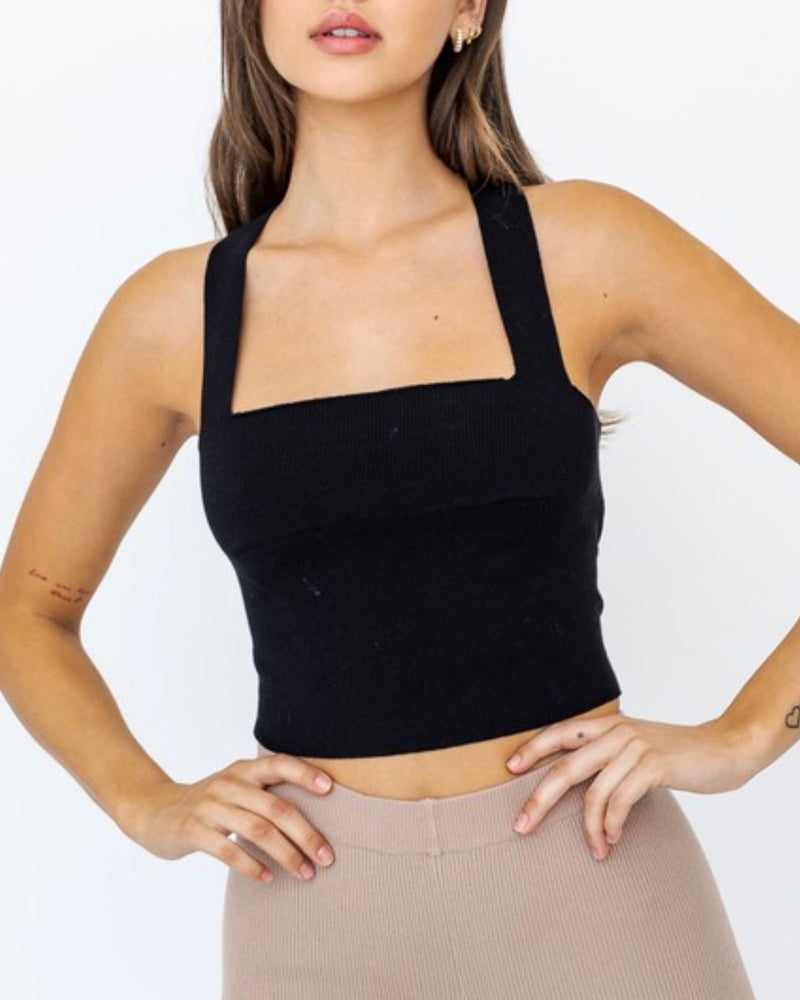 Love Story Lace Up Crop Top in More Colors