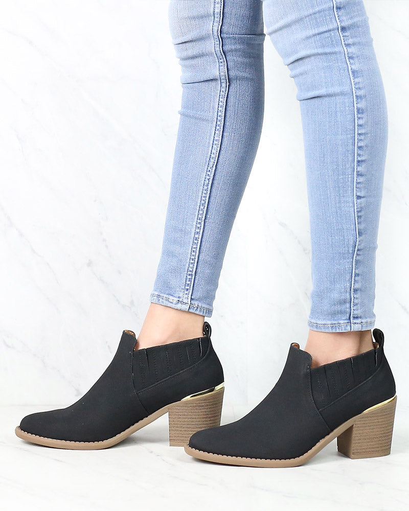 Maude - Nubuck Chelsea Ankle Boot - More Colors