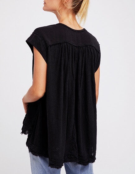 Free People - Aster High-Low Henley Top in More Colors