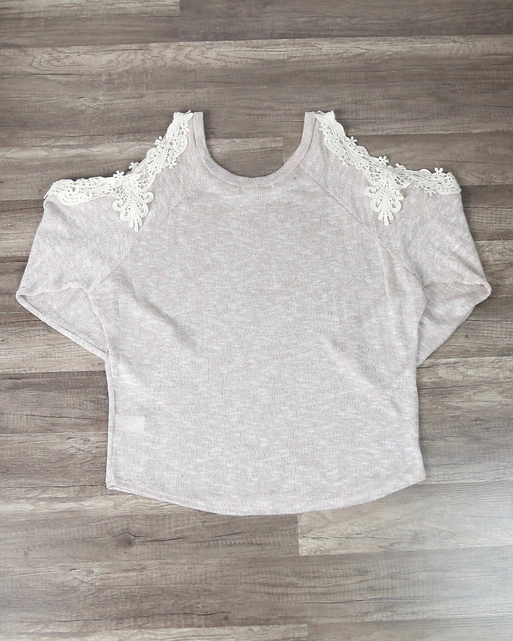 Final Sale - Sweet Me Crochet Lace in Oatmeal