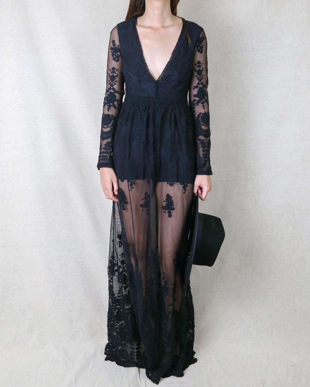 Say My Name Embroidered Maxi Dress in Black Shop Hearts Say My Name Embroidered Maxi Dress in Black Shop Hearts