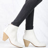 Sbicca - Parkman Woven Leather Booties in White