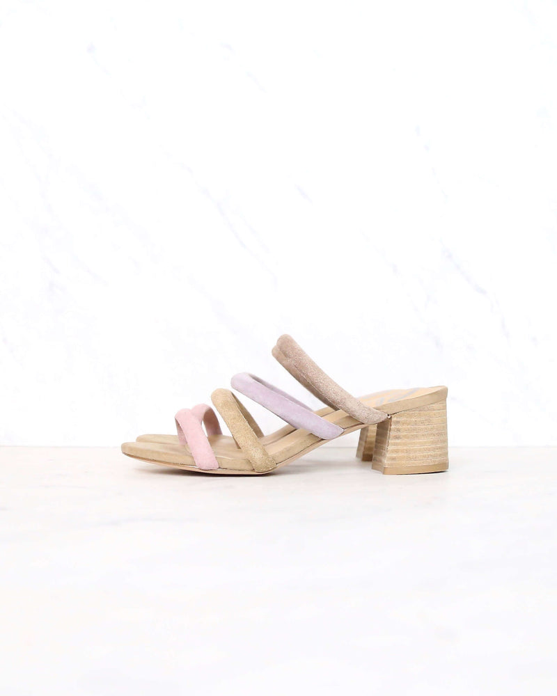 Sbicca - Alysheba Low Heel Strappy Sandal in Pastel Multi