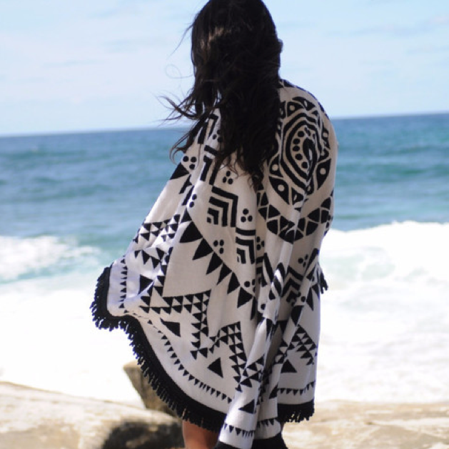 ohana round beach towel (roundie) - shophearts - 2