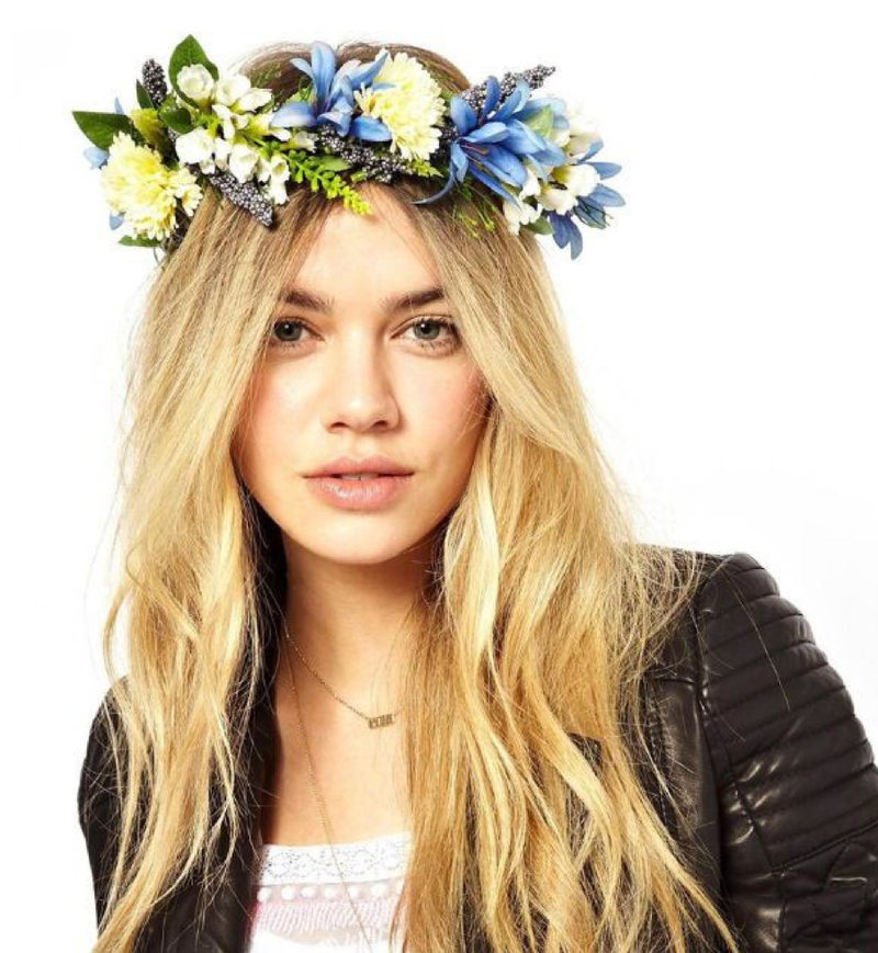 rock n rose -  cambridge handmade floral meadow crown headband - shophearts - 4