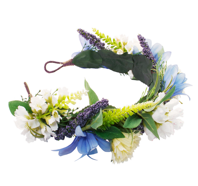 rock n rose -  cambridge handmade floral meadow crown headband - shophearts - 3