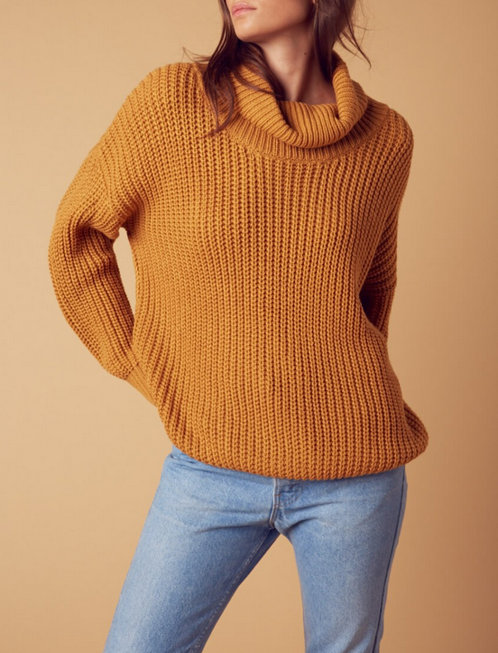 citrus oversize sweater - Mustard - shophearts - 3