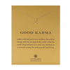 Dogeared - Reminder Good Karma Happy Lotus Necklace 16"