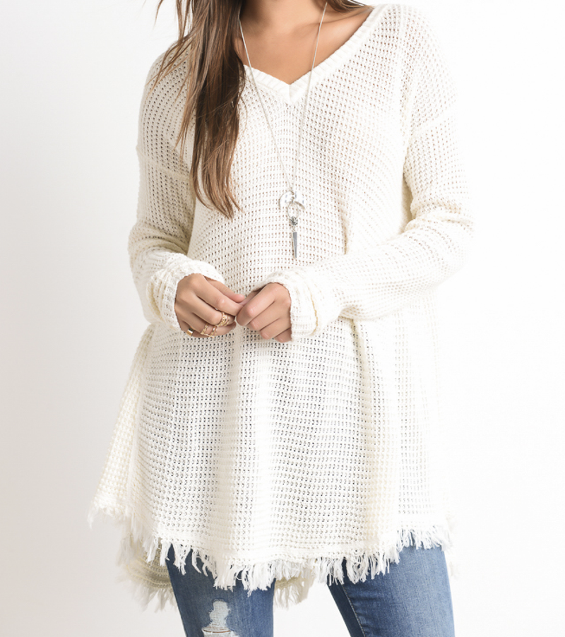Oversized Thermal Sweater in More Colors