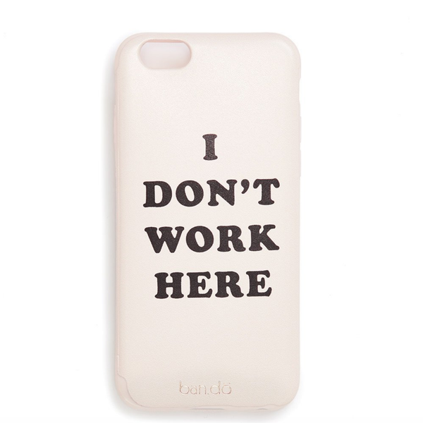 Ban.do - Leatherette IPhone 6/6s Case in I Don't Work Here