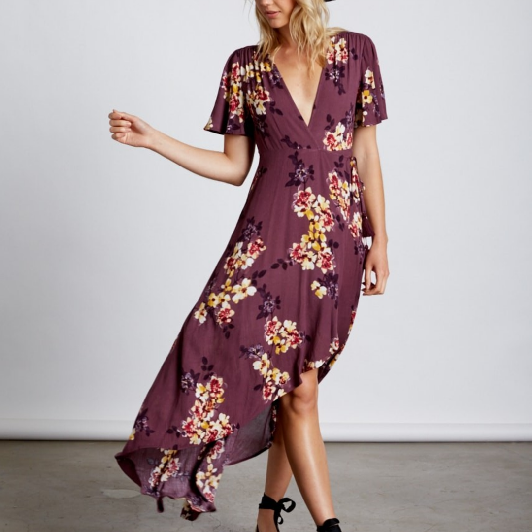 cotton candy la wrap dress Cotton Candy LA