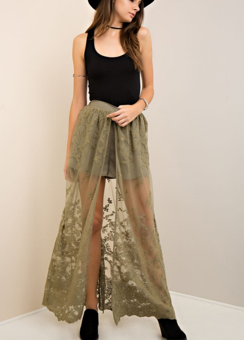 Lace Maxi Skirt in More Colors