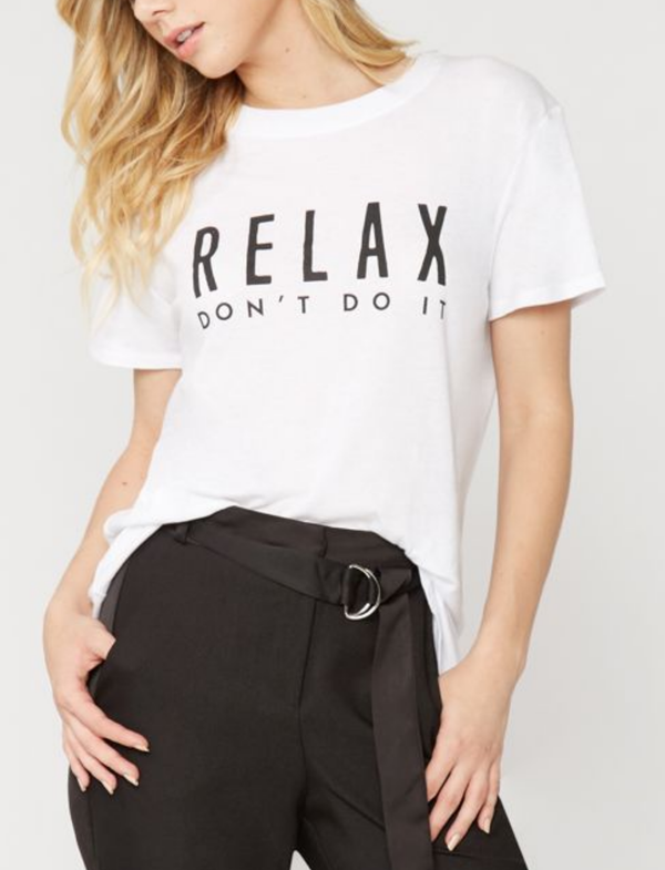 Sub_Urban Riot - Relax Don't Do It Loose Triblend Tee in White