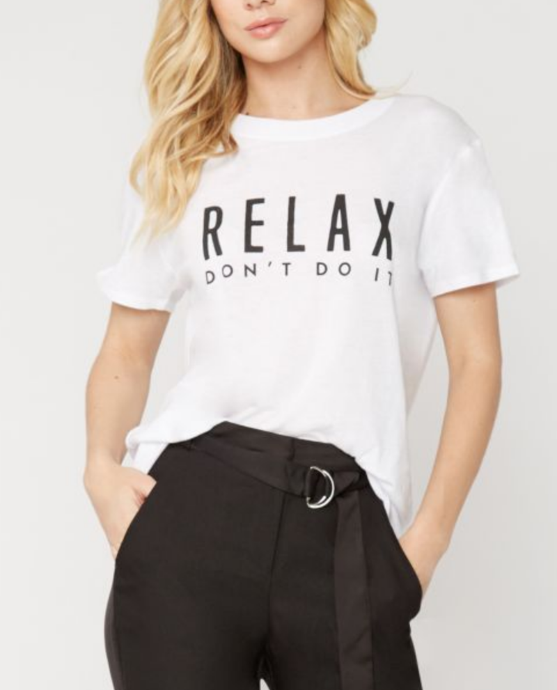 Sub_Urban Riot - Relax Don't Do It Loose Triblend Tee in White
