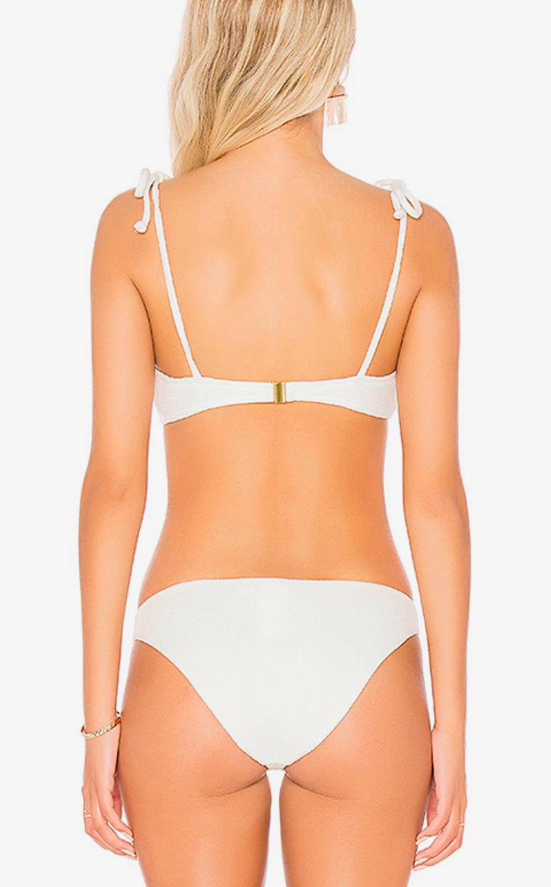 Final Sale - Somedays Lovin - Ripples Bikini Top - Off White