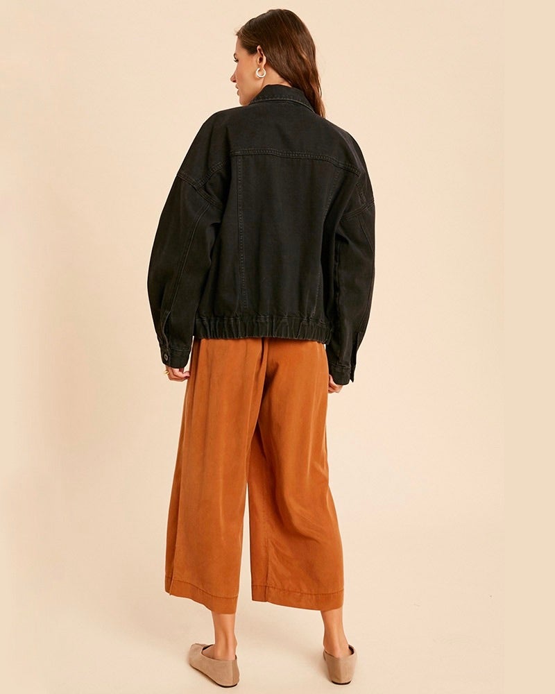 Premium Wash Cotton Denim Jacket in More Colors