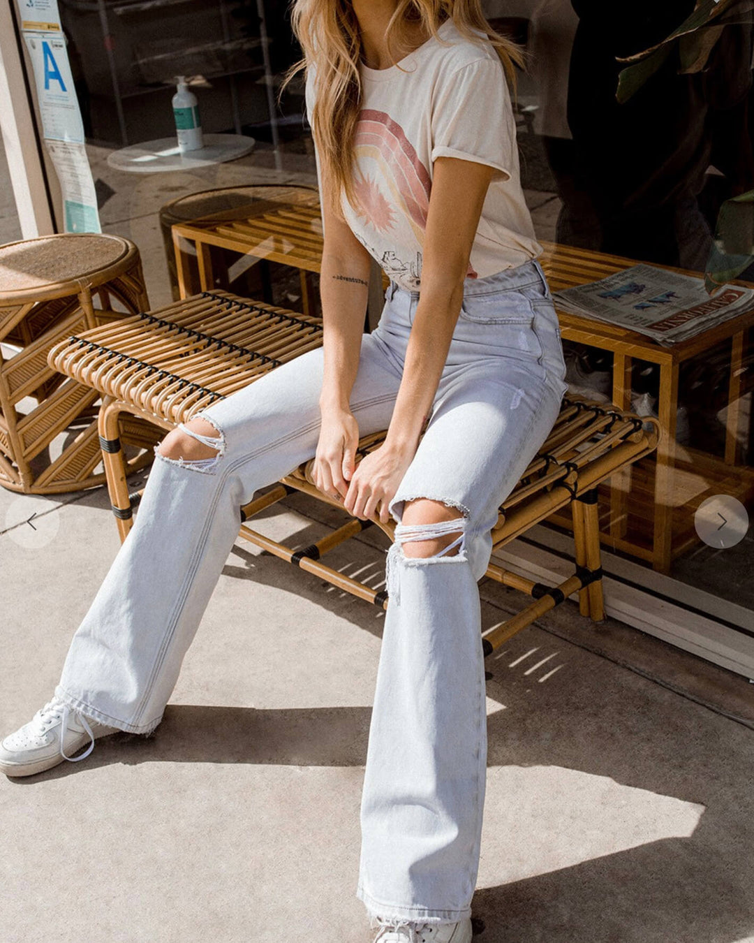 90s Vintage Light Wash Flare Jeans – Shop Hearts