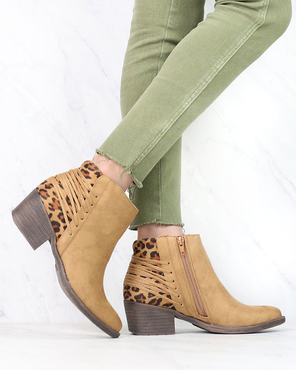 Very Volatile - Merrick Lace Back Booties in More Colors