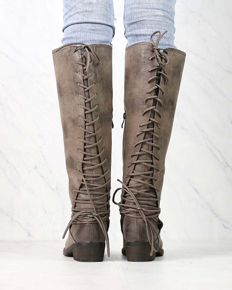 Very Volatile - Miraculous Knee High Zip Boot in More Colors