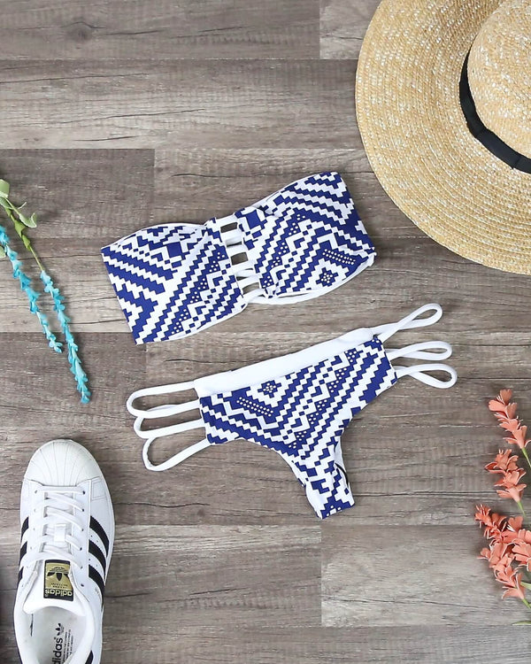 Khongboon Swimwear - Fiji Reversible Brazilian-Cut Two Piece Bikini