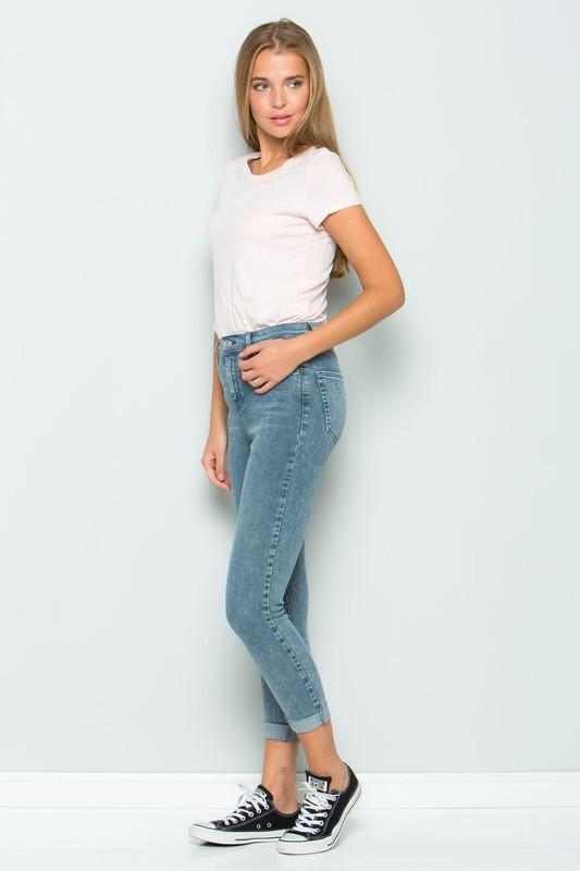 Cotton Tee Shirt Bodysuit in More Colors