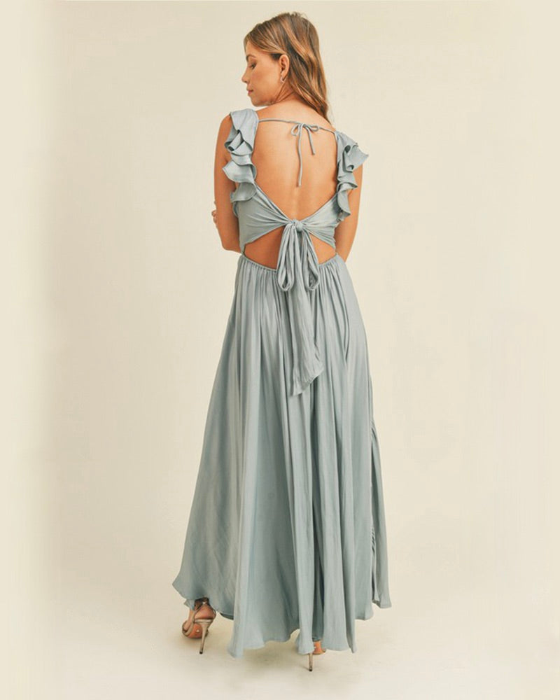 Satin Maxi Wedding Guest Dress Wedding Guest Dress Satin Maxi Dress in Dusty Blue Shop Hearts Satin Maxi Wedding Guest Dress Wedding Guest Dress Satin Maxi Dress in Dusty Blue Shop Hearts