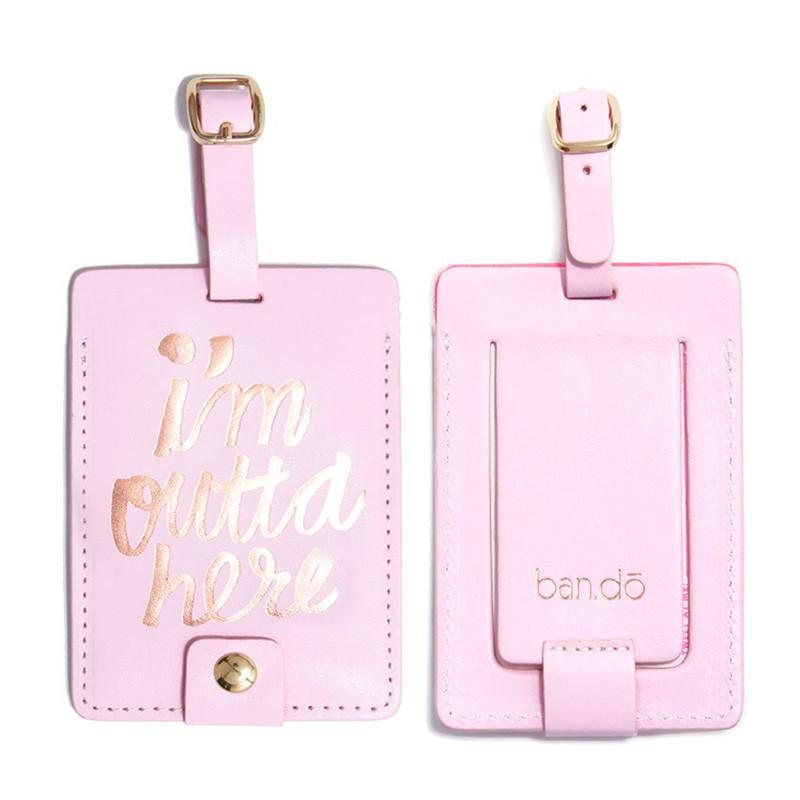 Ban.do - The Getaway Luggage Tag in I'm Outta Here