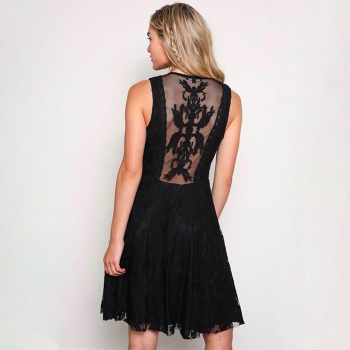 So Baroque About You Romantic Sleeveless Lace Dress in More Colors