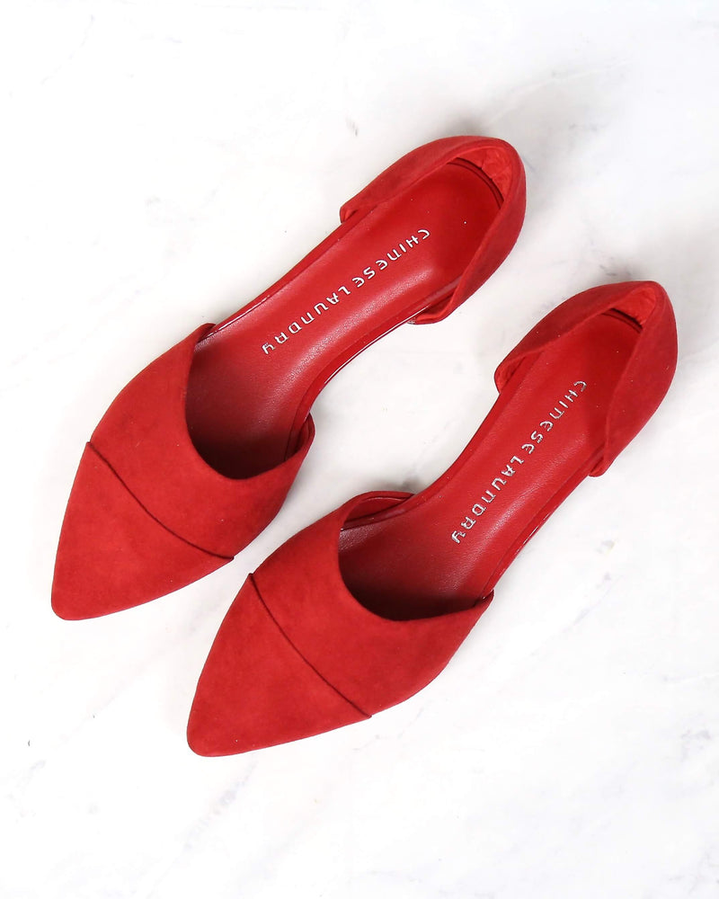 Chinese laundry pointed toe 2025 flats