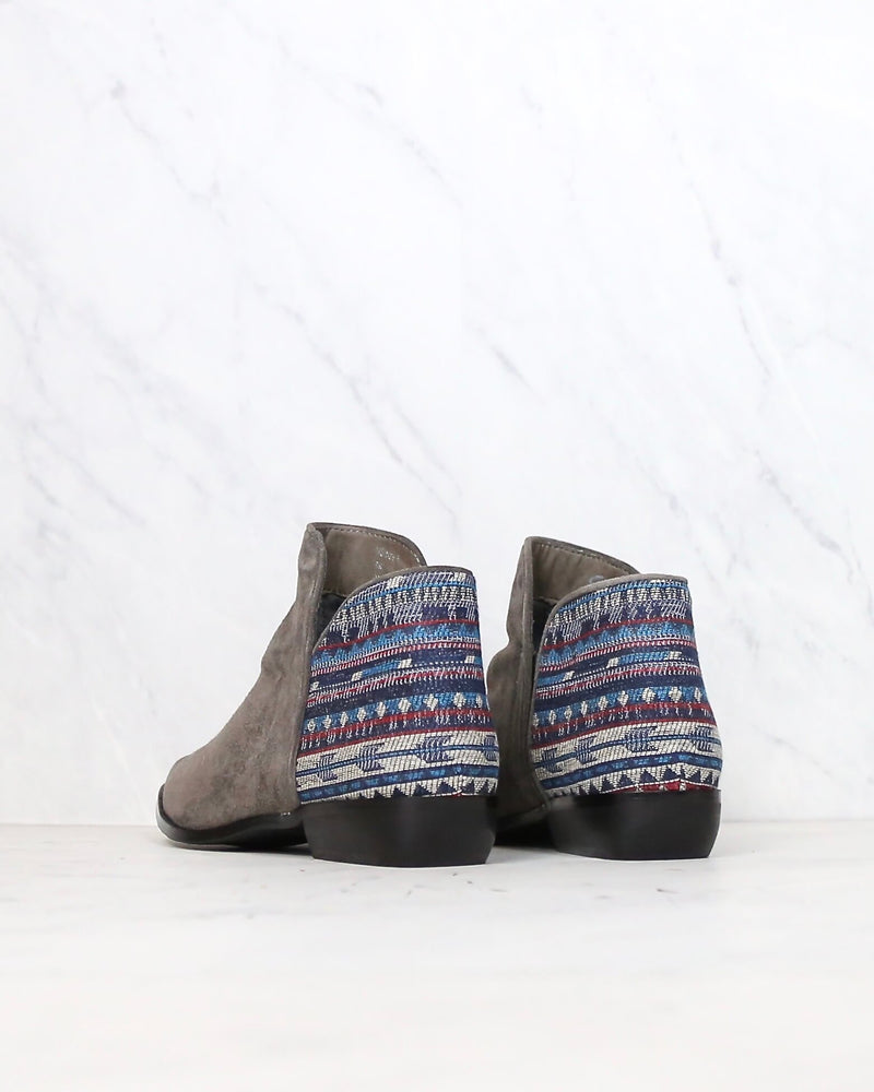 Sbicca - Circa Suede Bootie in Grey