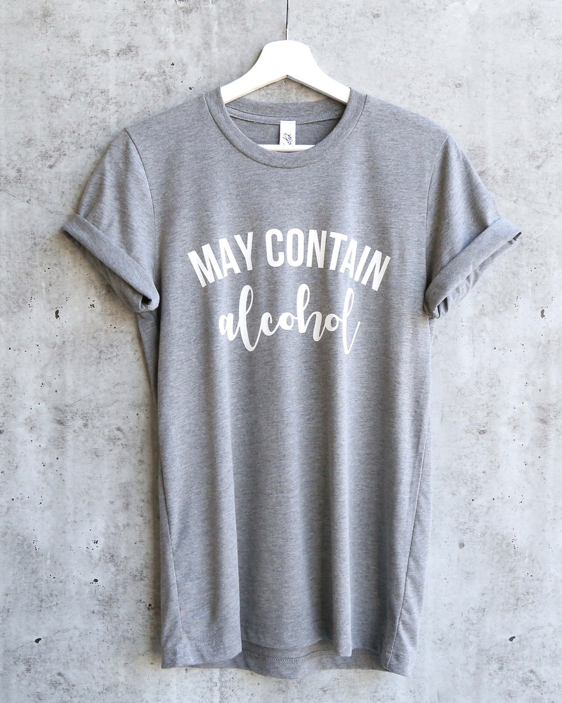 Distracted - May Contain... Unisex T-Shirt in Heather Grey