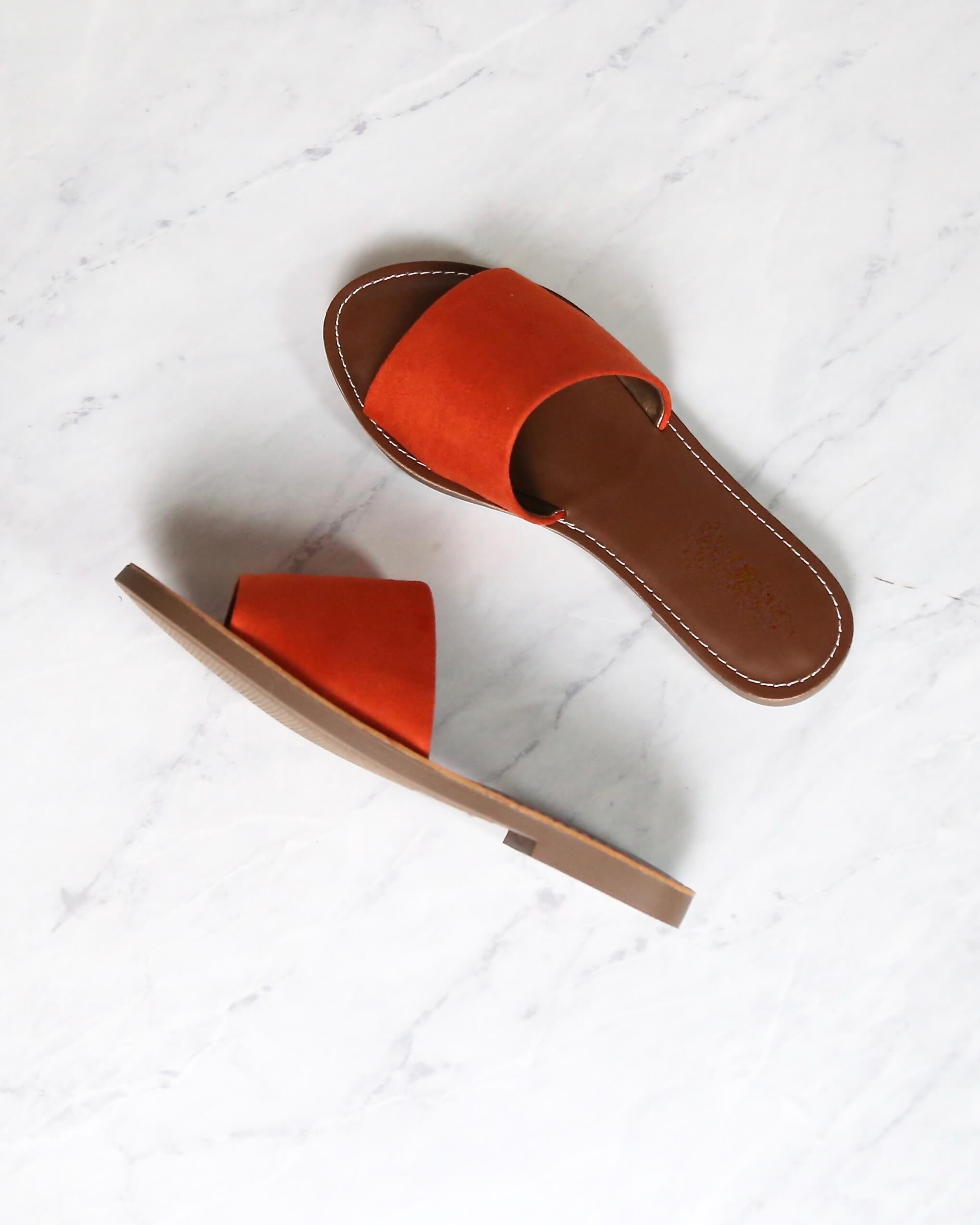 Faux Suede Slip On Sandals in More Colors  Shop Hearts