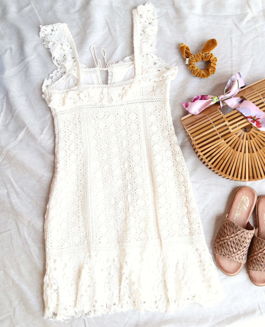 cross my heart mini dress Nwot $148 Free People Cross My Heart Coral Lace Crochet Ruffled Mini Dress Sz 4