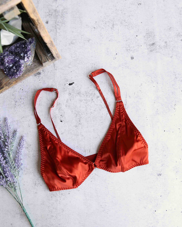Free People - Can't Stop Me Soft Bra in Copper