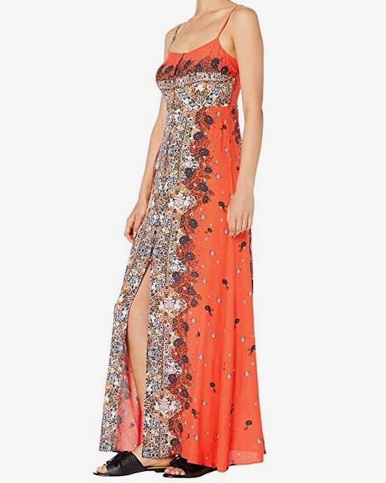 Free People - Morning Song Maxi Dress - Cherry Combo